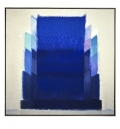 Heinz Mack, Blauer Turm, 2000, Acrylic on canvas, 213 x 213 cm | 83.86 x 83.86 in, # MACK0040 